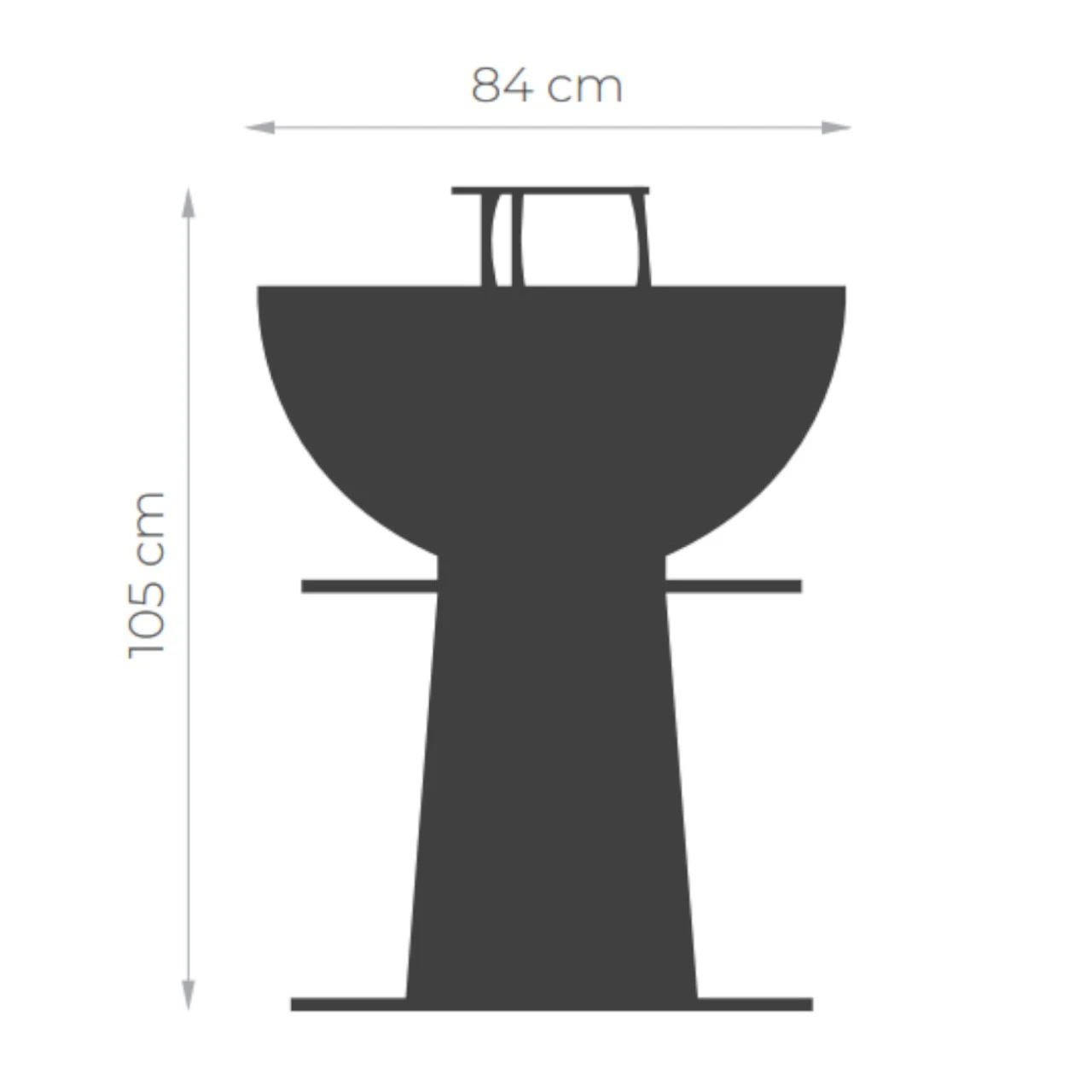 Juno 800 Gartenkamin Plancha Grill Schwarz 12 Juno 800 Gartenkamin Plancha Grill Schwarz – Bild 10