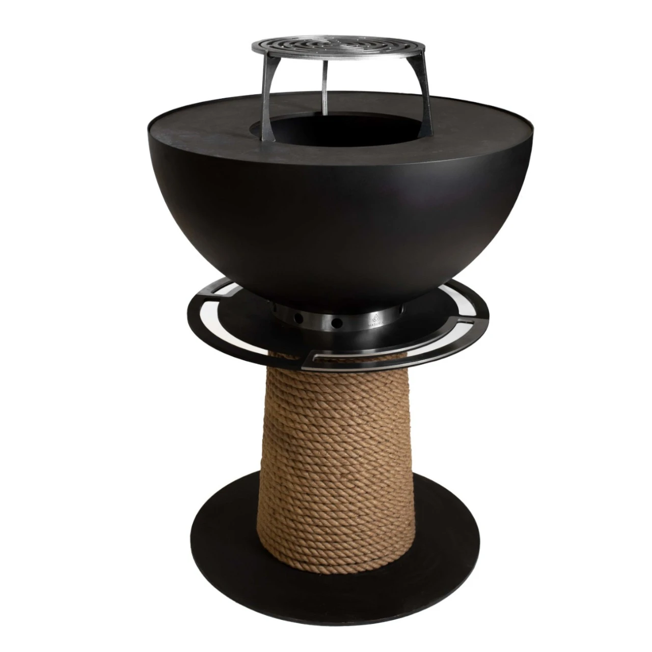 Juno 800 Gartenkamin Plancha Grill Schwarz 4 Juno 800 Gartenkamin Plancha Grill Schwarz – Bild 2