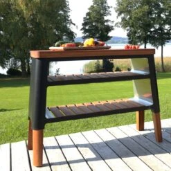 Nexo Holz Grill-Tisch / Beistelltisch Schwarz -Heizungsanlagen masuria m klassisch holzofen tisch schwarz web4 1280x1280