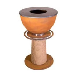 Juno 1000 Gartenkamin Plancha Grill Cortenstahl -Heizungsanlagen masuria m leuchturm gartenkamin grill cortenstahl web7 1280x1280