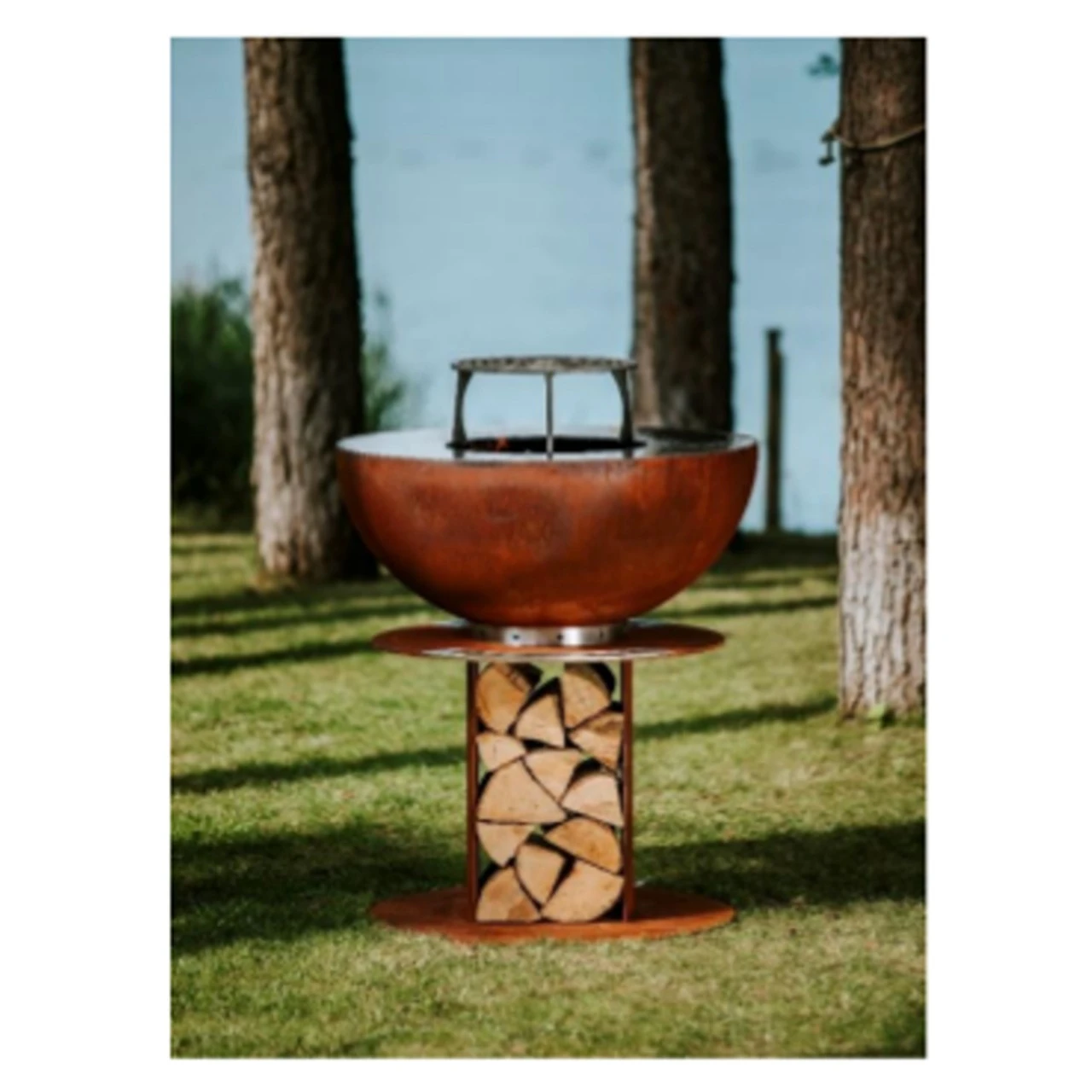 Stilo 800 Plancha Grill Gartenkamin Cortenstahl 6 Stilo 800 Plancha Grill Gartenkamin Cortenstahl – Bild 4