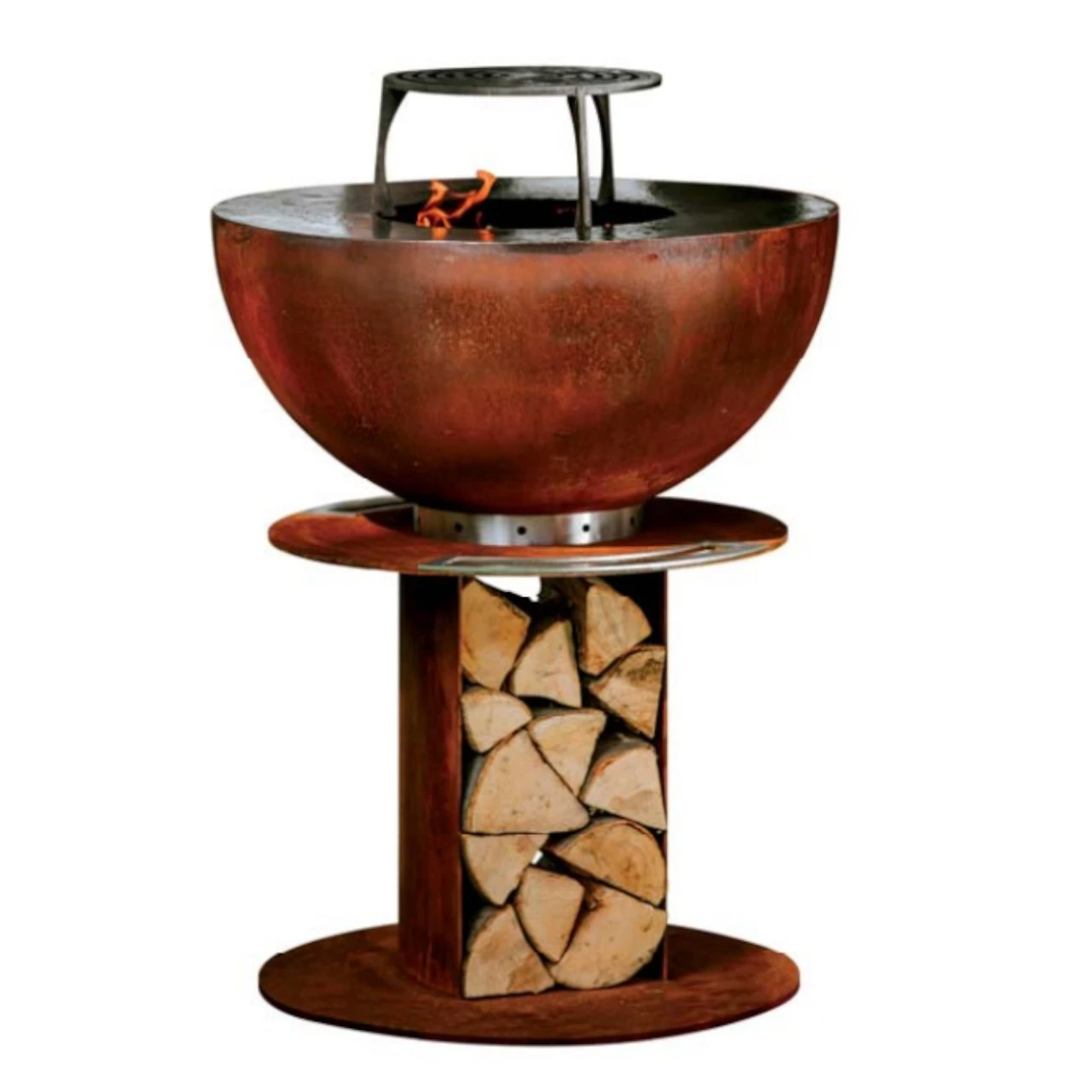 Stilo 800 Plancha Grill Gartenkamin Cortenstahl 3 Stilo 800 Plancha Grill Gartenkamin Cortenstahl