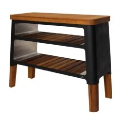 Nexo Holz Grill-Tisch / Beistelltisch Schwarz -Heizungsanlagen masuria nexo grill tisch schwarz web10 1280x1280