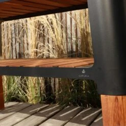 Nexo Holz Grill-Tisch / Beistelltisch Schwarz -Heizungsanlagen masuria nexo grill tisch schwarz web11 1280x1280