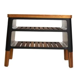 Nexo Holz Grill-Tisch / Beistelltisch Schwarz -Heizungsanlagen masuria nexo grill tisch schwarz web9 1280x1280