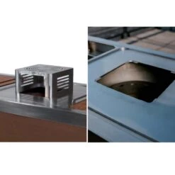 Narie Outdoor Kücheninsel Grill Cortenstahl -Heizungsanlagen masuria outdoor k che k cheninsel holzofen detail7 1280x1280