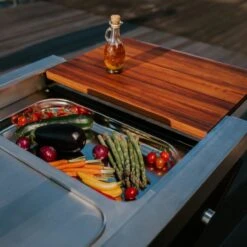 Narie Outdoor Kücheninsel Grill Cortenstahl -Heizungsanlagen masuria outdoor k che k cheninsel holzofen detail8 1280x1280