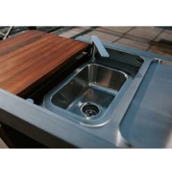 Narie Outdoor Kücheninsel Grill Cortenstahl -Heizungsanlagen masuria outdoor k che k cheninsel holzofen detail9 1280x1280