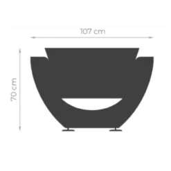 Narie Outdoor Lounge Sitzgruppe Mit Couch Tisch Cortenstahl Ice Weiß -Heizungsanlagen masuria outdoor narie sessel masse 1280x1280 4