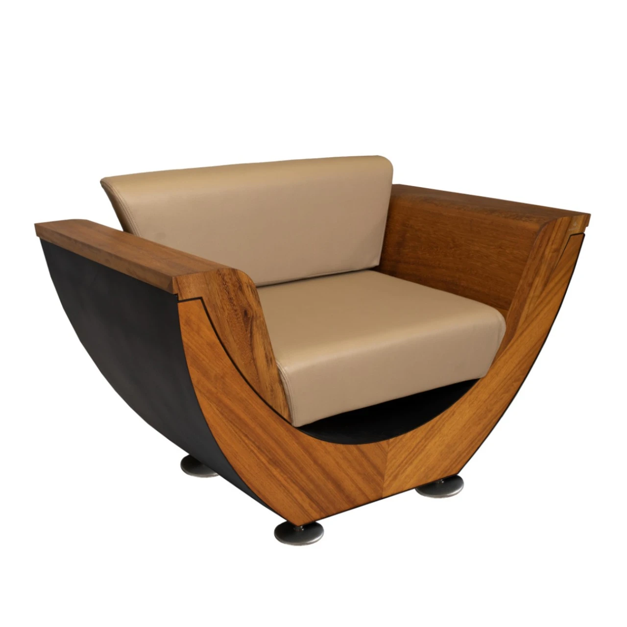 Narie Outdoor Sessel Schwarz Beige 3 Narie Outdoor Sessel Schwarz Beige