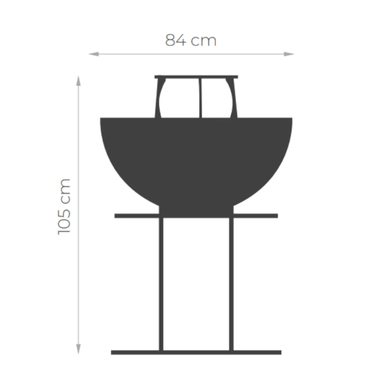 Stilo 800 Plancha Grill Gartenkamin Cortenstahl 7 Stilo 800 Plancha Grill Gartenkamin Cortenstahl – Bild 5