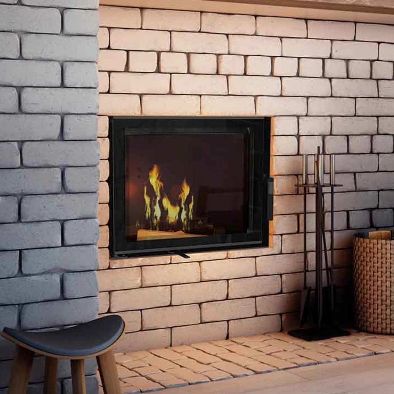 MBO15 Wassergeführter Kamineinsatz 15kW Rahmenlose Tür 5 MBO15 Wassergeführter Kamineinsatz 15kW Rahmenlose Tür – Bild 3