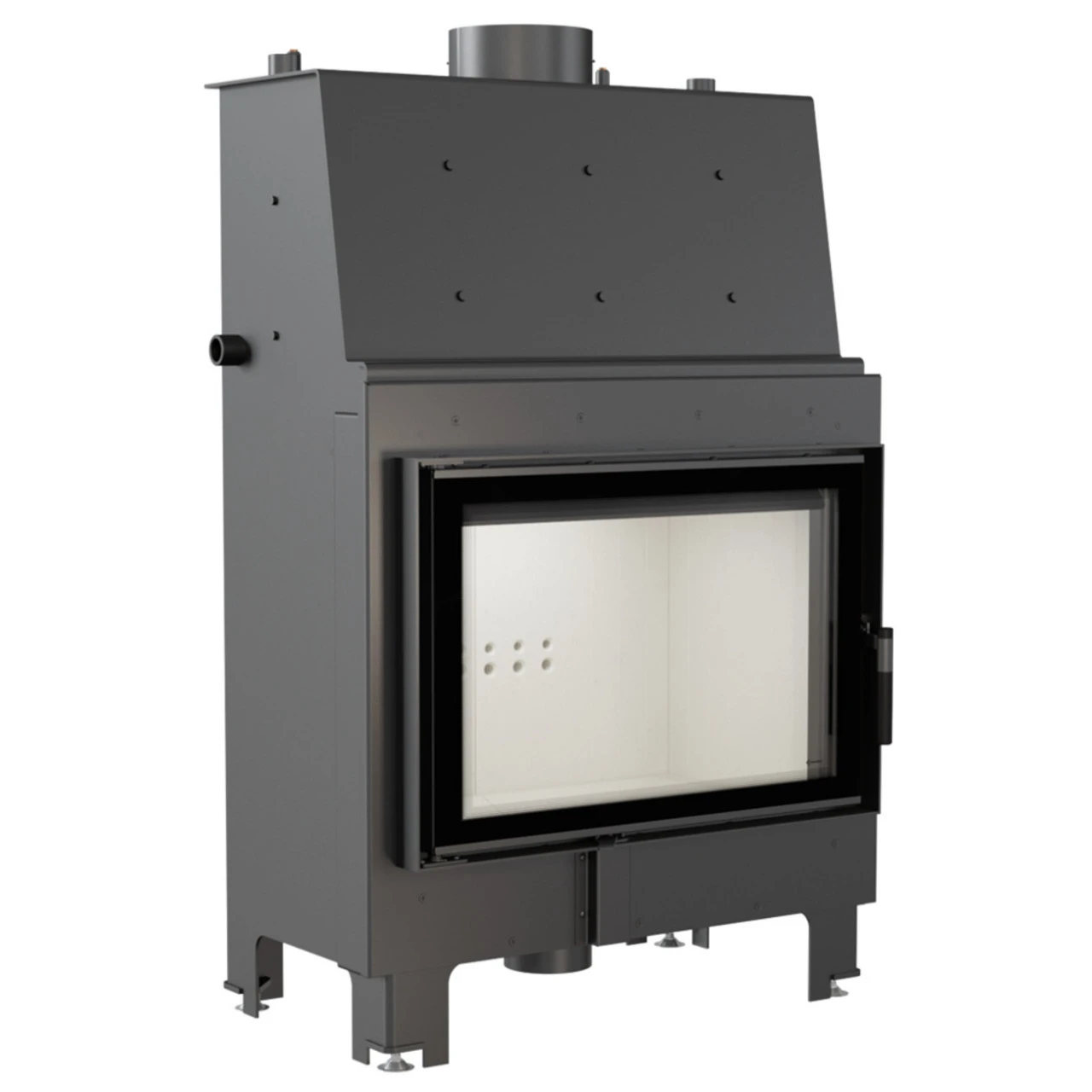 MBO15 Wassergeführter Kamineinsatz 15kW Rahmenlose Tür 4 MBO15 Wassergeführter Kamineinsatz 15kW Rahmenlose Tür – Bild 2