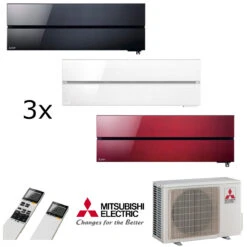 MultiSplit Klimaanlage Diamond 1+1+2 KW Kühlen -Heizungsanlagen mitsubishi multisplit diamond 3 1280x1280