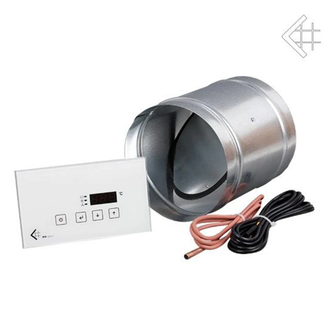 Elektronische Verbrennungs-Zuluft-Regelung 100 Mm MSK / Glass 3 Elektronische Verbrennungs-Zuluft-Regelung 100 Mm MSK / Glass