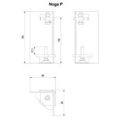 Untergestell / Füße Für Kratki Nadia Kamineinsätze Serie 15 Untergestell / Füße Für Kratki Nadia Kamineinsätze Serie -Heizungsanlagen nadia fuesse masse1 1280x1280