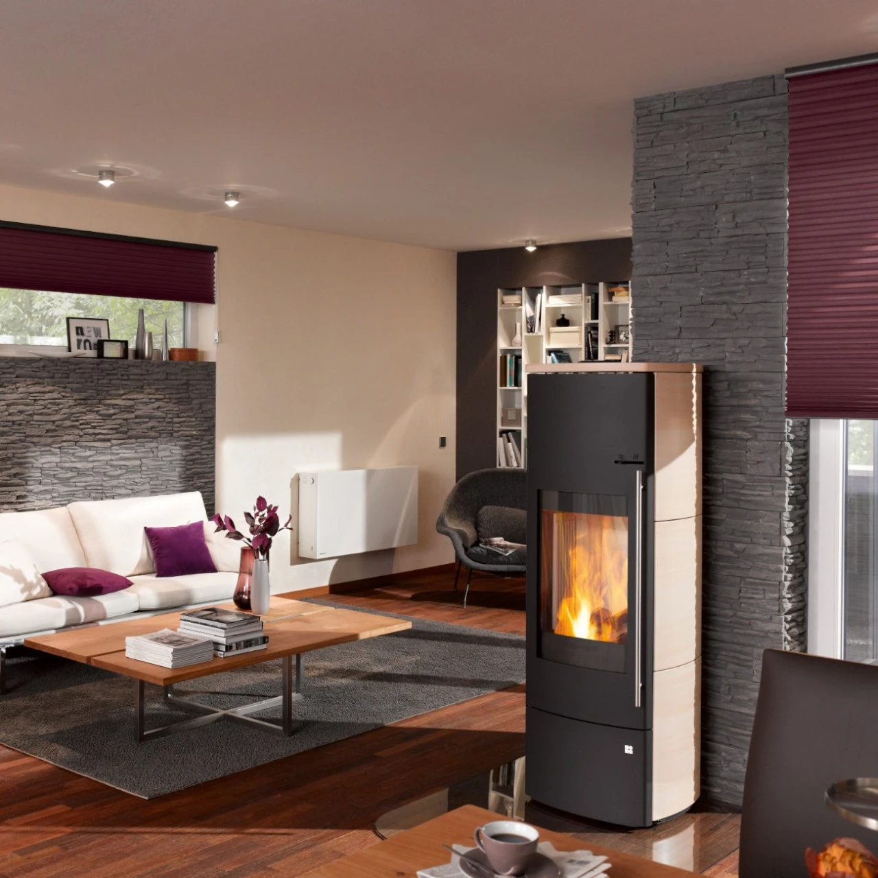 Nevado Aqua Wasser-Kaminofen 3+5kW Caffe Latte Keramik 6 Nevado Aqua Wasser-Kaminofen 3+5kW Caffe Latte Keramik – Bild 4