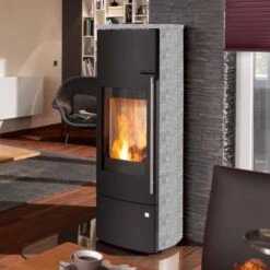 Nevado Aqua Wasser-Kaminofen 3+5kW Serpentinstein