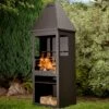 Gartenkamin / Grill BLF-14 Schwarz -Heizungsanlagen nomlilo gartenkamin BLF14 grill tit 1280x1280