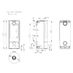 Palena Compact Kaminofen Mocca Braun 5kW DIBt -Heizungsanlagen olsberg palena kaminofen masse 1280x1280