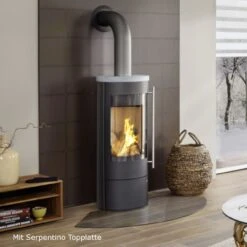 Palena Compact Kaminofen Mocca Braun 5kW DIBt -Heizungsanlagen olsberg palena kaminofen schwarz serpentino topplatte web7 1280x1280