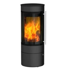 Pular Compact Kaminofen Schwarz 5kW DIBt