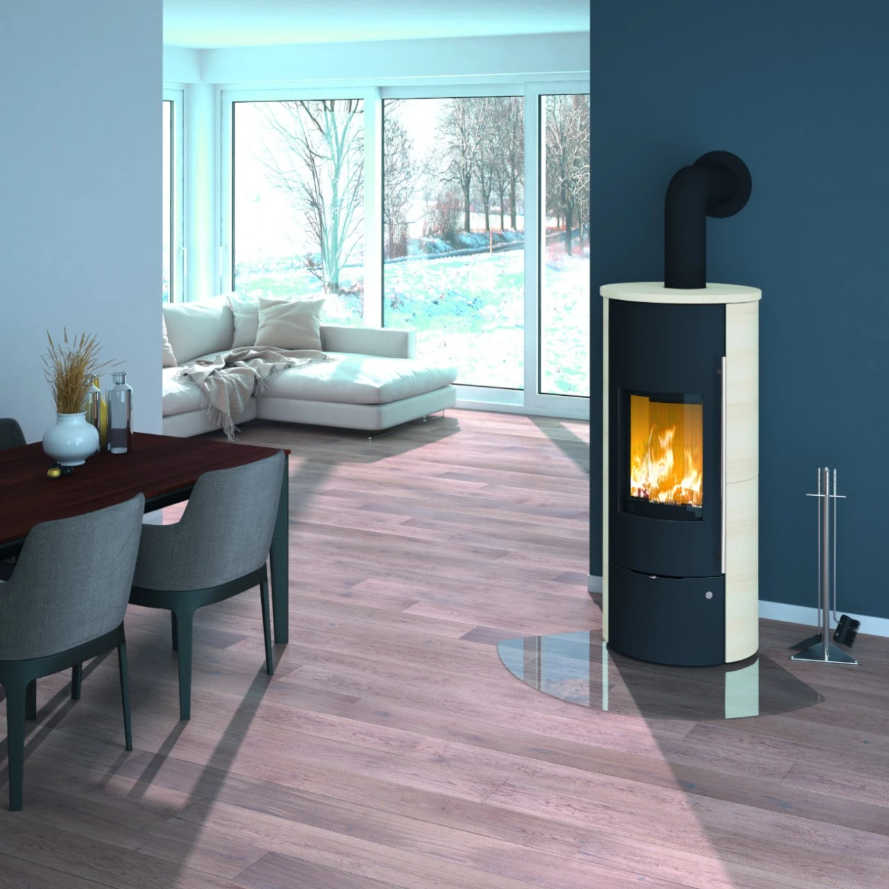 Tolima Aqua Wasser-Kaminofen Keramik Caffe Freddo 3+5kW 4 Tolima Aqua Wasser-Kaminofen Keramik Caffe Freddo 3+5kW – Bild 2