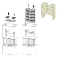 Osorno L Kalkstein Kaminofen Rechtsverglast 7,8 KW -Heizungsanlagen olsberg osorno kamin powerbloc speichermasse 1280x1280 1