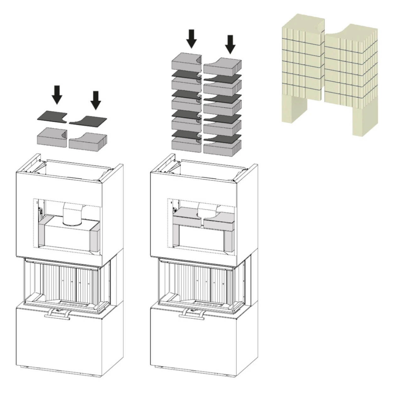 Osorno Panorama Serpentinstein Kaminofen 7,8 KW 8 Osorno Panorama Serpentinstein Kaminofen 7,8 KW – Bild 6