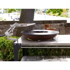 Plancha Grill PIO80 Cortenstahl Mit Edelstahl Arbeitstisch -Heizungsanlagen plancha grill arbeitstisch feuercampus365 pio80 web5 1280x1280