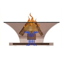 Gartenkamin Plancha Grill CIRCUS HIGH Cortenstahl -Heizungsanlagen plancha grill feuercampus365 cyrcus detail2 1280x1280 1