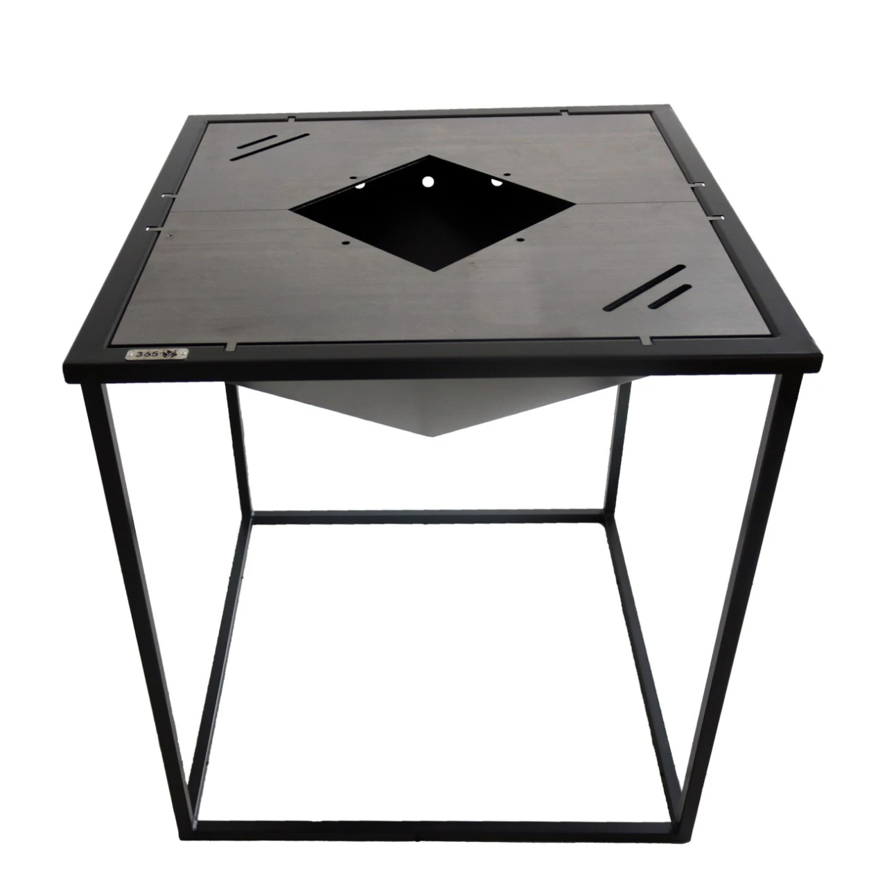 Gartenkamin Plancha MEROE Mit Grillaufsatz Schwarz 7 Gartenkamin Plancha MEROE Mit Grillaufsatz Schwarz – Bild 5