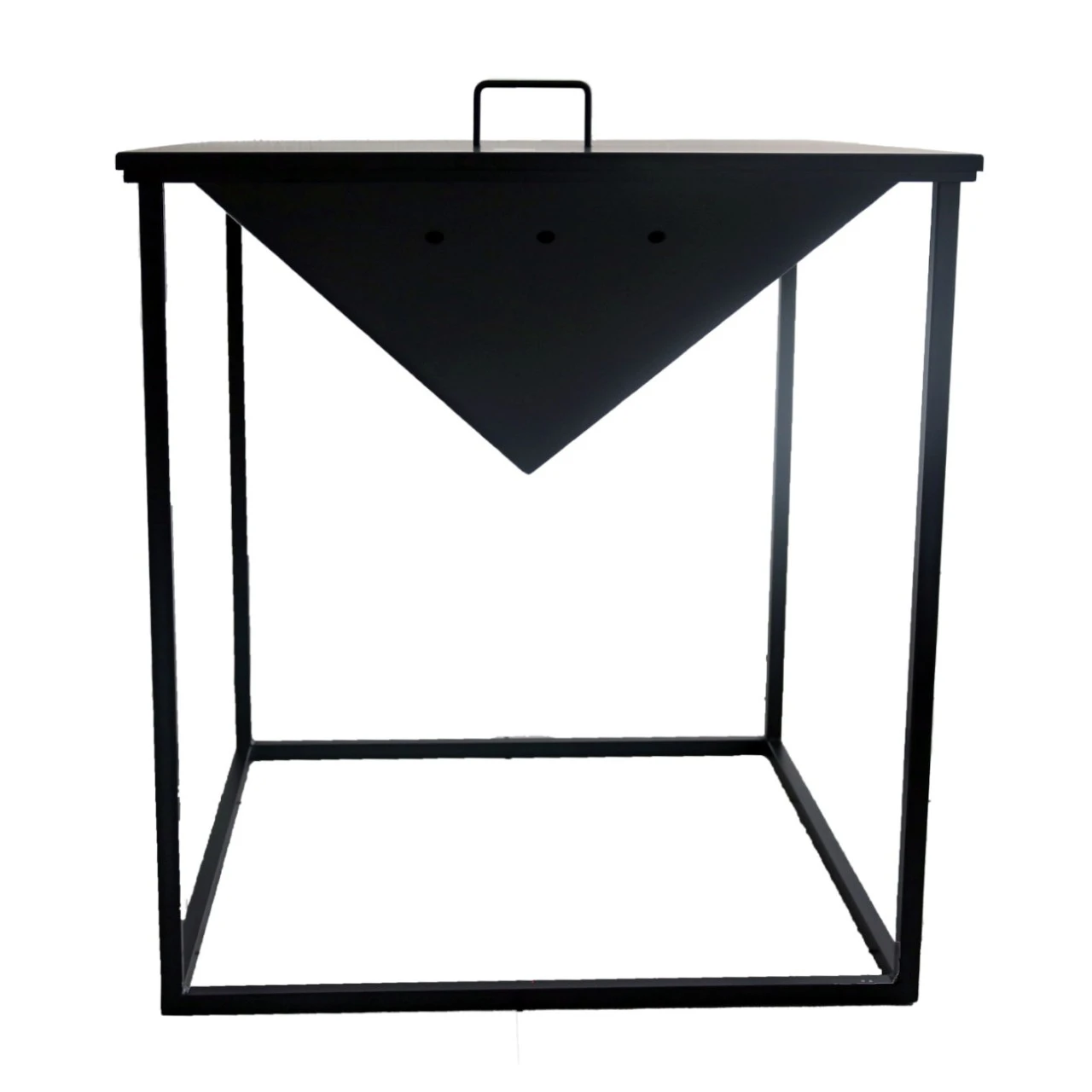 Gartenkamin Plancha MEROE Mit Grillaufsatz Schwarz 8 Gartenkamin Plancha MEROE Mit Grillaufsatz Schwarz – Bild 6