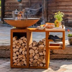 Gartenkamin Plancha Grill Premium PIO80 Cortenstahl 18 Gartenkamin Plancha Grill Premium PIO80 Cortenstahl -Heizungsanlagen plancha grill feuercampus365 pio premium cortenstahl web1 1280x1280