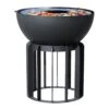 Gartenkamin Plancha Grill TALYN Schwarz