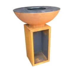 Plancha Grill Gartenkamin Grill Eye 80 Cortenstahl -Heizungsanlagen plancha grill gartenkamin grill eye 80 corten web1 1280x1280