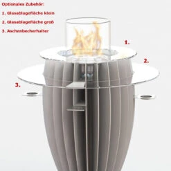 GlammFire Tuli Premium Stehtisch / Ethanolkamin -Heizungsanlagen premium tuli weiss zubeh rNRtKdT2opX2kt 1280x1280