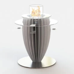 GlammFire Tuli Premium Stehtisch / Ethanolkamin -Heizungsanlagen premium tuli weiss4 1280x1280