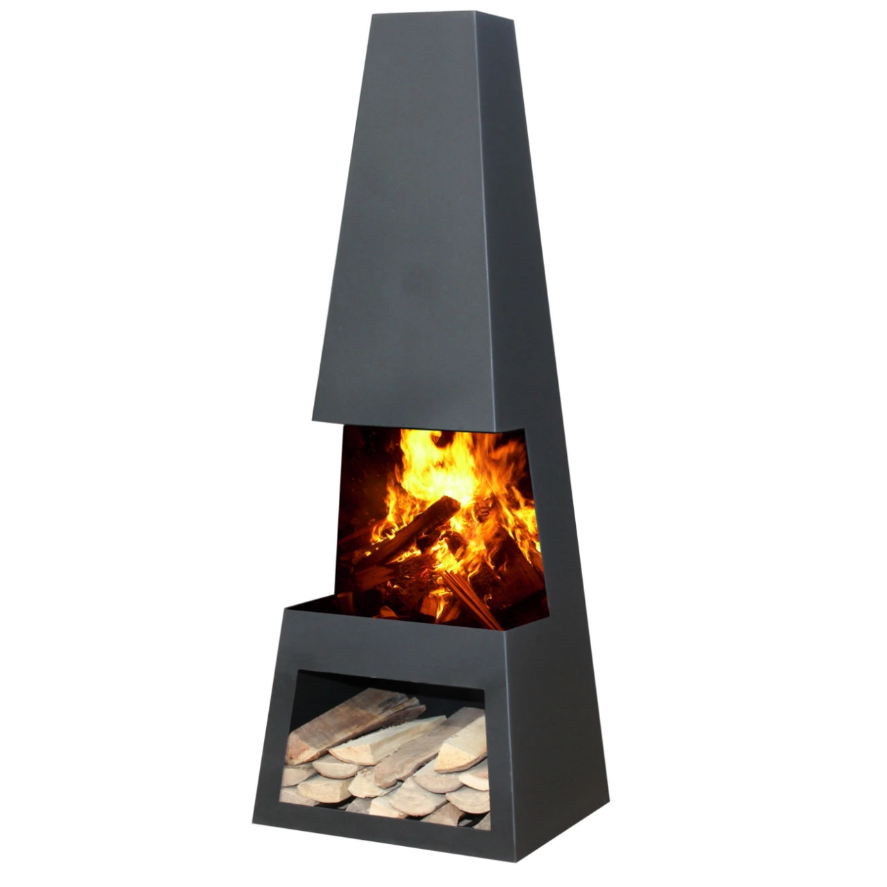 Outdoor/Garten Kamin Pular Schwarz 3 Outdoor/Garten Kamin Pular Schwarz