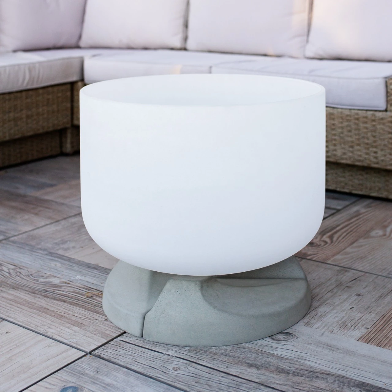 QFlame Ethanol Quarz Feuerschale Terrassen Set 5 QFlame Ethanol Quarz Feuerschale Terrassen Set – Bild 3