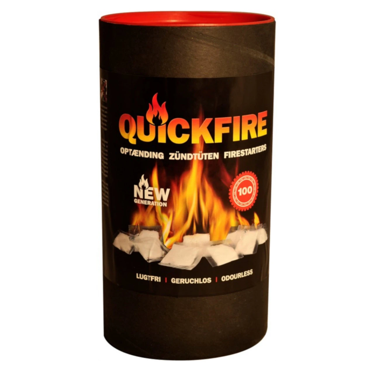 QuickFire Kamin- Und Grill-Anzünder Packung 100 Stück 3 QuickFire Kamin- Und Grill-Anzünder Packung 100 Stück