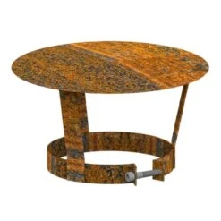 Gartenkamin Feuerschale BAKKUS Cortenstahl Optionales Grillrost -Heizungsanlagen regenhaube cortenstahl feuercampus365 web1 1280x1280