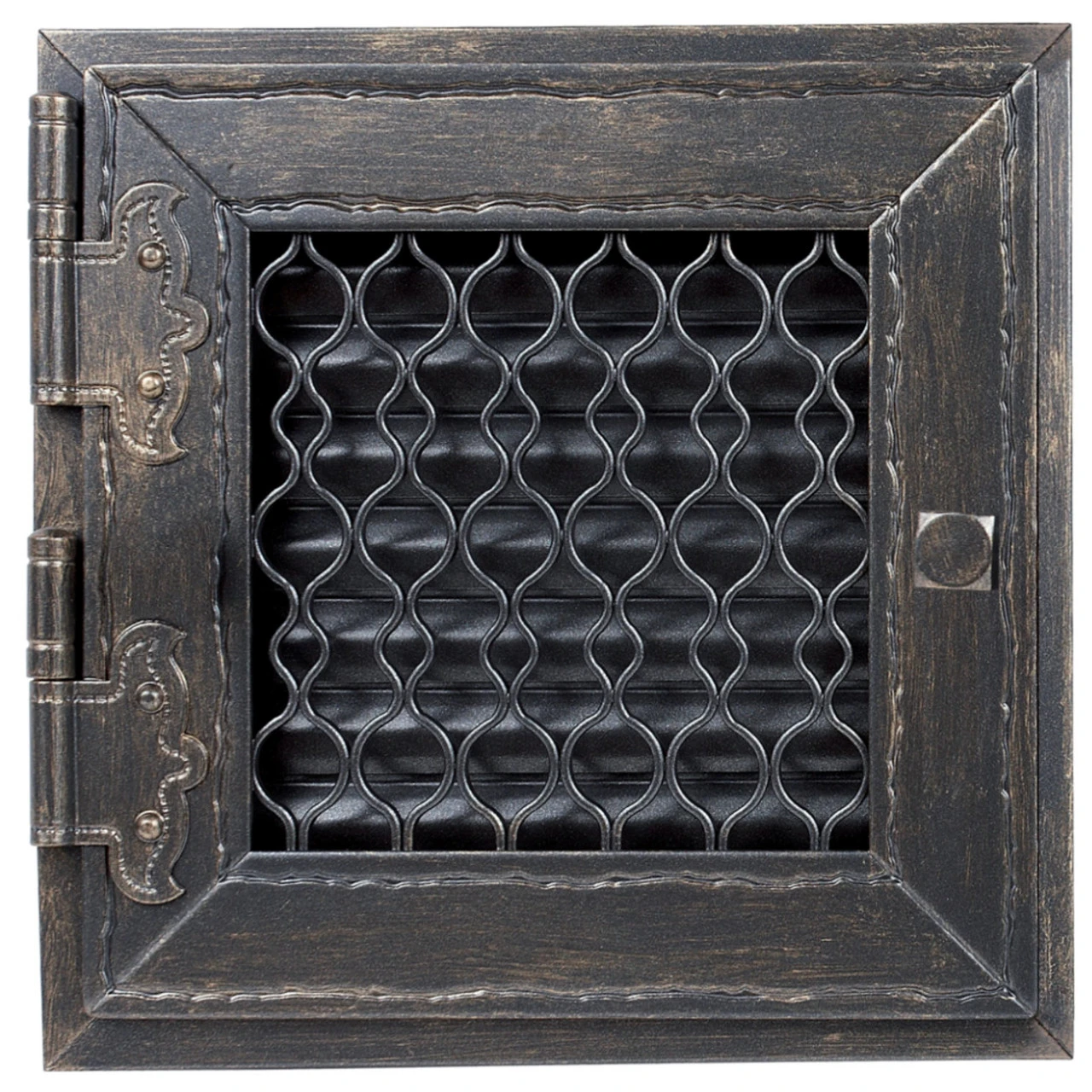 Retro Warmluftgitter Graphit 24 X 24 Cm 3 Retro Warmluftgitter Graphit 24 X 24 Cm