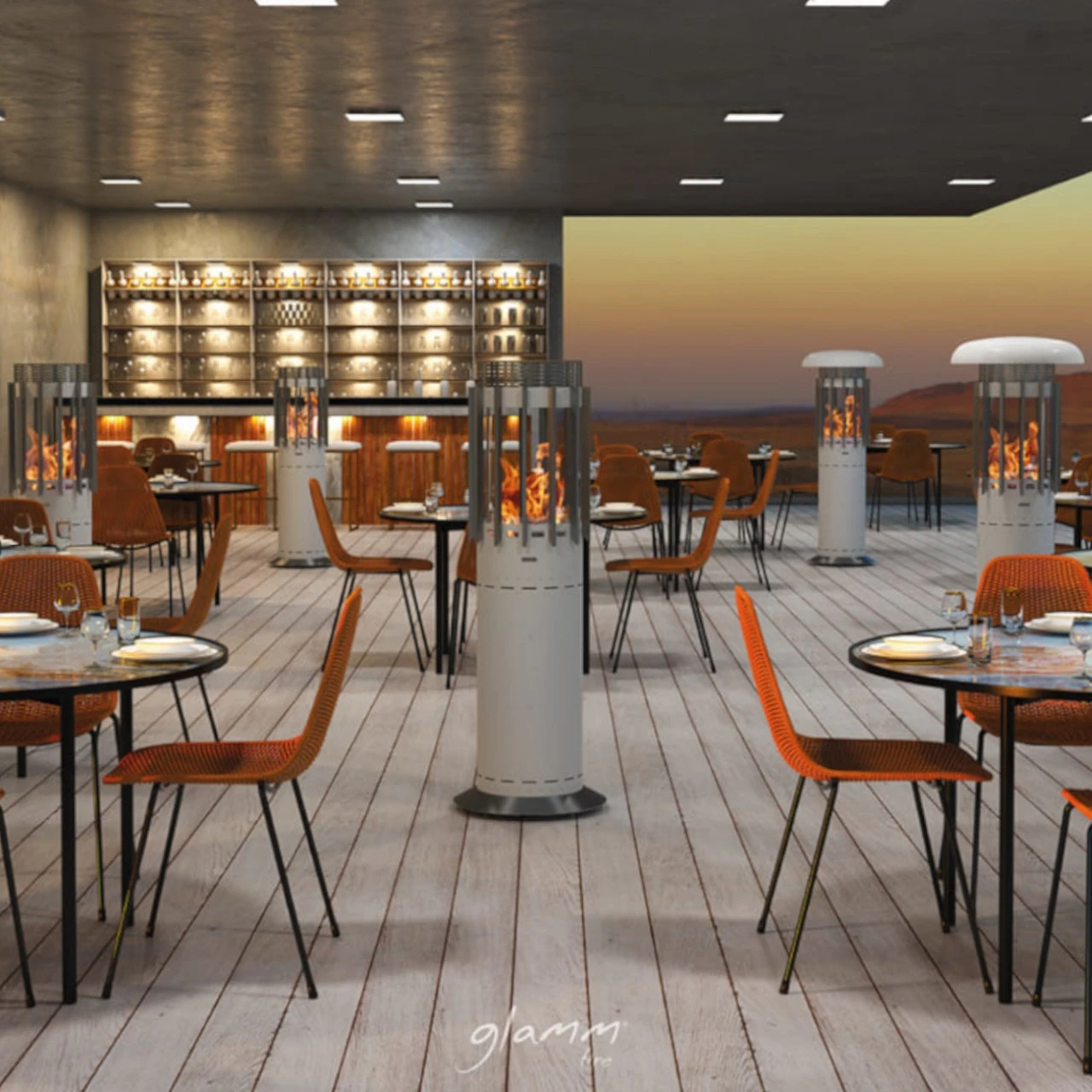 Selene Hedges Gaskamin Heizstrahler Heizpilz 8 Selene Hedges Gaskamin Heizstrahler Heizpilz – Bild 6