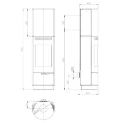 Sevilla Kaminofen Gussgrau 7kW -Heizungsanlagen sevilla kaminofen masse 1280x1280 1