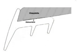 Glasbodenplatte Quadrat Mit 1100x1100 Mm -Heizungsanlagen silikondichtlippe 1280x1280 12