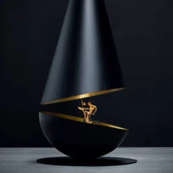 Thales Designer Bio-Ethanol Kamin Gold -Heizungsanlagen thales gold web4 1280x1280