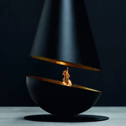 Thales Designer Bio-Ethanol Kamin Gold -Heizungsanlagen thales gold web7 1280x1280