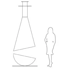Thales Designer Bio-Ethanol Kamin Schwarz -Heizungsanlagen thales masse2 1280x1280