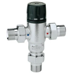 Thermomischer / Verbrühungsschutz Einstellbar Verchromt 3/4"